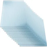 KAISER PLASTIC® Xtra Strong | 14er Set Gewächshausplatten | Stärke 4mm | 605 x 1210 mm | Polycarbonat (PC) | 10,25 m2 | Gewicht: 700g/m2 | Hohlkammerplatte - Doppelstegplatte