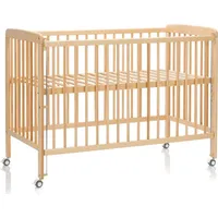 Fillikid Beistellgitterbett Nena aus massivem Buchenholz - Braun
