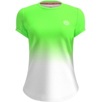 BIDI BADU Crew Tennisshirt Damen NGNWH - neon green, white M