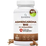 Bandini® Bio Ashwagandha KSM-66® - 180 Kapseln aus Withania Somnifera