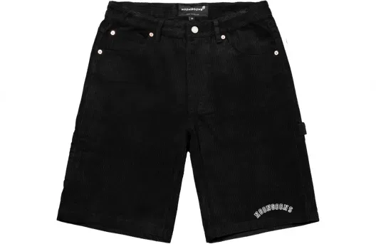 Noon Goons Sublime Cord Short Schwarz