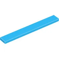 25 Stück LEGO, Teil Nr. 4162 in Dunkles Azurblau (Dark Azure)