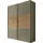 STAUD Schwebetürenschrank Includo 225 x 222 x 68 cm Grün