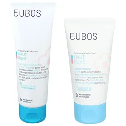 Eubos® MED Kinder Haut Ruhe Waschgel und Eubos® Kinder Haut Ruhe Gesichtscreme