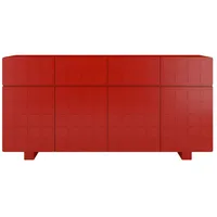 Möbel Kraft Sideboard rot ¦ Maße (cm): B: 168,9 H: 83,8