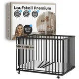 Sämann Laufgitter Matratze Cloud Air, Lattenrost Black Edition Premium | Gr.: 100x100 cm