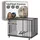 Sämann Laufgitter Matratze Cloud Air, Lattenrost Black Edition Premium | Gr.: 100x100 cm