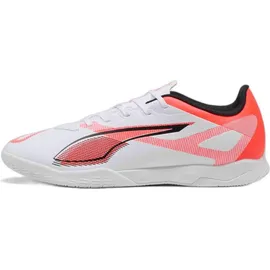 Puma Ultra 5 Play IT Hallenschuhe Kinder Puma White/Puma Black/Glowing Red 34