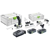 FESTOOL Oberfräse MFKC 700 EB-Basic Akku Modul Kantenfräse 18 V 8 mm Brushless + 2x