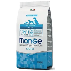 MONGE Light Lachs mit Reis 2,5 kg