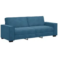 VidaXL 3-Sitzer-Sofa Blau 180 cm Samt
