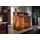 Massivmoebel24 Barschrank 140 x 66 x 125 cm Braun