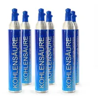 CO2 Zylinder Kohlensäure Flasche inkl. Füllung mit 425g zum Sprudeln von Wasser (6)
