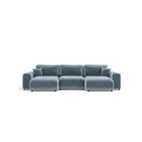 maison de rêve Wohnlandschaft Zanzibar ¦ blau ¦ Maße (cm): B: 325 H: 79