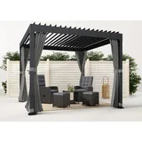 Konifera Palma 3,04 x 2,44 m inkl. 8 Seitenteile Grau