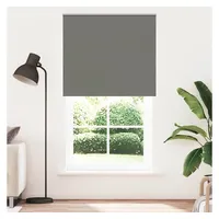 VidaXL Verdunkelungsrollo Grau 135x230cm Stoffbreite 131,6cm Polyester