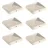 vidaXL Pfostenkappe 101 x 101 mm Edelstahl/silber