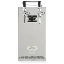 ich-zapfe Untertheken Komplett Set - Zapfanlage, Kontakt 40 Trockenkühler, 50 Liter/h, inkl. Schanksäule, Green Line, Zapfkopf 2:köpi,zapfkopf:keykeg