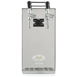 ich-zapfe Untertheken Komplett Set - Zapfanlage, Kontakt 40 Trockenkühler, 50 Liter/h, inkl. Schanksäule, Green Line, Zapfkopf 2:köpi,zapfkopf:keykeg