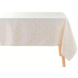 douceur d ́intérieur Tischdecke Jacquard Yarn 140 x 250 cm Beige