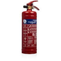 smartwares Feuerlöscher FEX-15120 BB2 2 kg für ABC Brände mit Halterung Manometer
