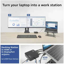 Act USB-C Dual 4K Schwarz