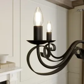 LINDBY Kronleuchter Shervan, Aus Metall, Antik, / 38
