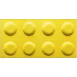 FOLTE 3D Wandpaneele Kinderzimmer I Akustik Filz Wandkissen in Klotzform I Baby Zimmer Deko & Wandpolster I 3D Panels für Baby Deko Zimmer & Deko Zimmer Teenager