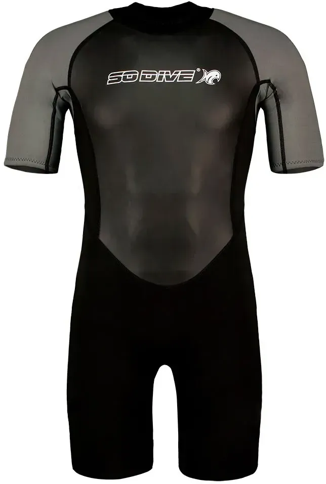 So Dive Lagoon Silver 3 Mm Kurzarm-shorty - Black - L