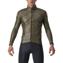 Castelli Aria Shell Jacket  Atmungsaktive, kompakte Windjacke - MOSS BROWN - XXL
