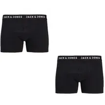 JACK & JONES JACJON Trunks schwarz/weiß L 2er Pack