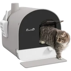 PawHut Katzentoilette Kunststoff