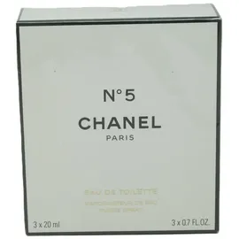 Chanel No. 5 Eau de Toilette refillable 20 ml + Nachfüllung 2 x 20 ml