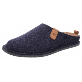 ROHDE Herren Pantoffel Hausschuh Softfilz Wechselfußbett Lucca-H 6940, Größe:47 EU, Farbe:Blau