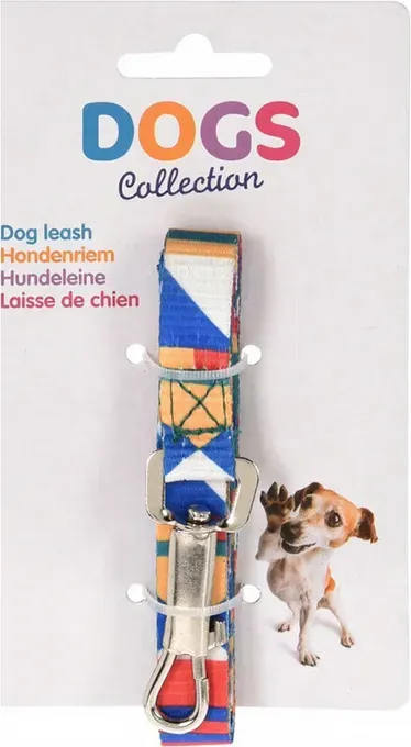 Dogs Collection Haustierleine für kleine Hunde und Welpen bis 25kg Größe S 120cm zufällige Farbe