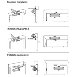 Schartec Türschließer D2024 für 25-85 kg