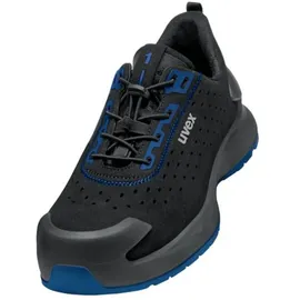 Uvex S1 PUR W11 6813840 Sicherheitshalbschuh S1 Schuhgröße (EU): 40 Schwarz, Blau 1 x-craft Halbschuhe 68138 Weite 11 Grösse 40)