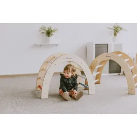 BabyGO Kletterbogen Woodland Klettergerüst bunt