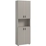 Möbel Boss Mone Badschrank 60 x 192 x 30 cm Kaschmir Kunststoff