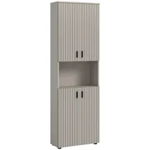 Möbel Boss Mone Badschrank 60 x 192 x 30 cm Kaschmir Kunststoff