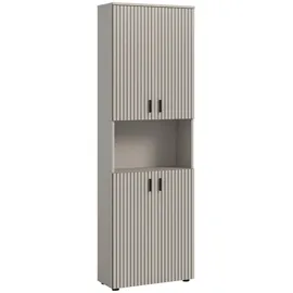 Möbel Boss Mone Badschrank 60 x 192 x 30 cm Kaschmir Kunststoff