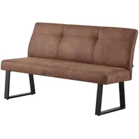 Dubi möbel Sitzbank Joy, in Wildleder-Braun - (B)160 x