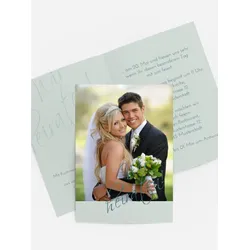 Hochzeitskarten Einladungen selbst gestalten mit Spruch und Fotos im Onlinedesigner bei Meine-Kartenmanufaktur.de