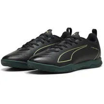 Puma Ultra 6 Play IT Hallenschuhe Kinder puma black/fizzy light/green terrain 34