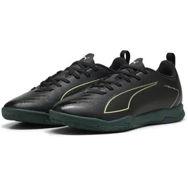 Puma Ultra 6 Play IT Hallenschuhe Kinder puma black/fizzy light/green terrain 34