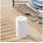 Deluxe Homeart Outdoor Stumpenkerze 12,5 cm weiß
