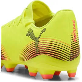 Puma Future 8 Play FG/AG Unisex Fussballschuh, Yellow Alert-PUMA Black-Sun Struck, 44