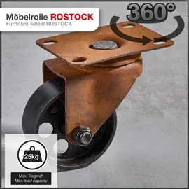 SOTech Möbelrolle Rostock Ø 70 mm 58 x 97