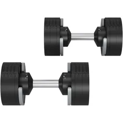 Horizon Fitness Dumbbell »verstellbare Hanteln«, (Set, 2 verstellbare Hanteln) Horizon Fitness schwarz matt