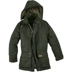 Hubertus Kinderjacke Microvelours, oliv-braun, 164